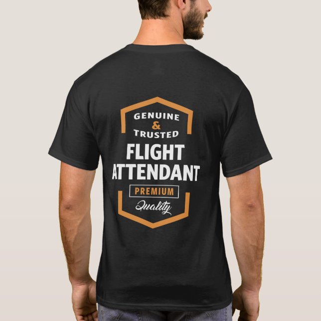 Flugbegleiter | Geschenkideen T-Shirt (Rückseite)