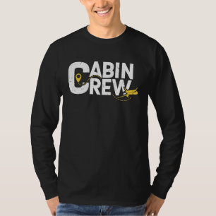 Flugbegleiter Kabinenbesatzung Flugbegleiterin Luf T-Shirt