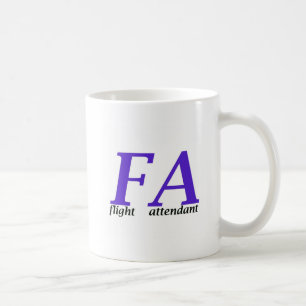 Flugbegleiter Kaffeetasse