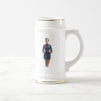 Flugbegleiter personalisiertes Mug-Geschenk