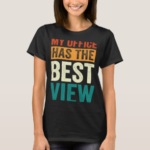 Flugbegleiter Pilot Mein Büro hat die beste Sicht T-Shirt