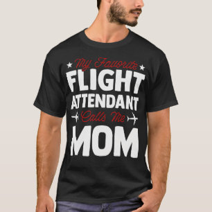Flugbegleiterin Mama Muttertag Flugbegleiterin T-Shirt