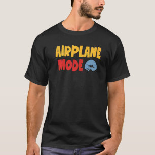 Flugbetrieb Pilot Lazy Airplane Mode T-Shirt