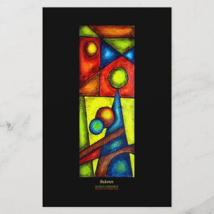 Flugblätter, Balance, Acrylkunst Flyer