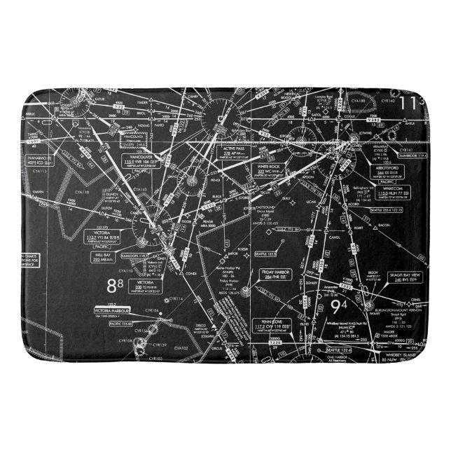 Flugdiagramm Badematte (Vorderseite)