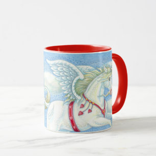 Flugdraht Einhorn PEGASUS VALENTINE TASSE Custom