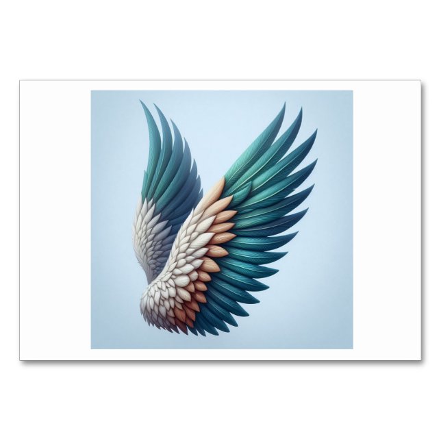 Flüge (羽 / は ね) - japanische Flash Cards Tischnummer (Vorderseite)