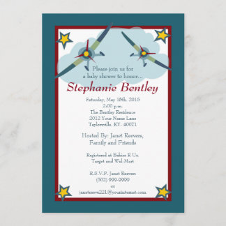 Flüge 12x18 Luftfahrt Einladung