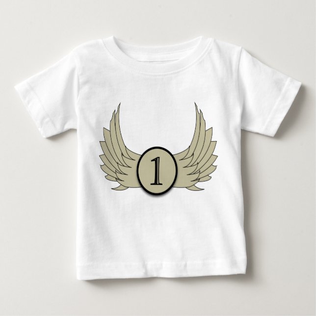 Flüge (Alter 1) - Baby Fine Jersey T - Shirt  (Vorderseite)