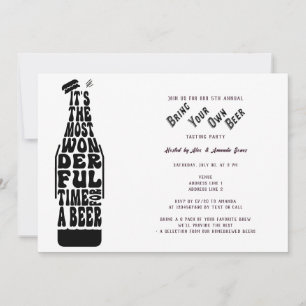 Flüge Bierverkostung Bring Dein eigenes Bier Party Einladung
