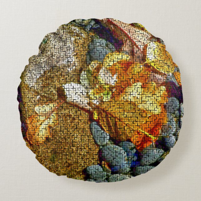 FLÜGE RUNDES KISSEN (Vorderseite)