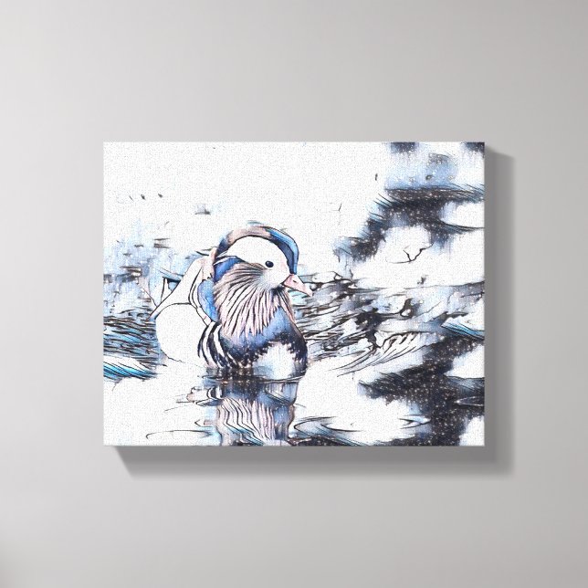 Flüge über der Dock: Eine Friedliche Flucht" Leinwanddruck (Vorderseite)