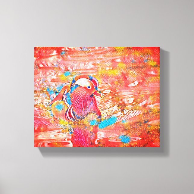 Flüge über der Dock: Eine Friedliche Flucht" Leinwanddruck (Vorderseite)