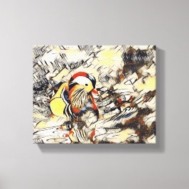 "Flüge über der Dock: Eine Friedliche Flucht" Leinwanddruck