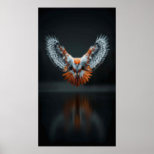 Flüge von Feuer und Schatten Poster