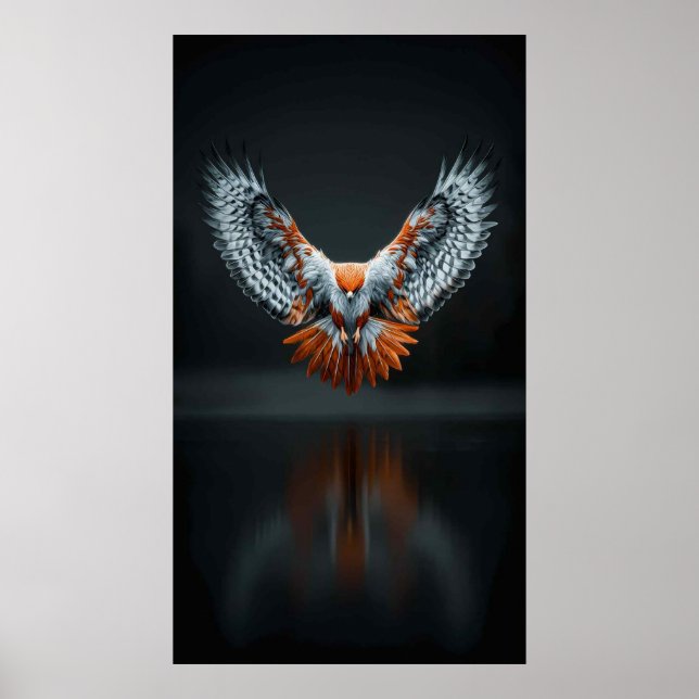 Flüge von Feuer und Schatten Poster (Vorne)