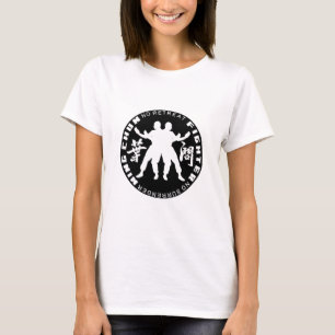 Flügel Chun Kämpfer "kein Rückzug keine T-Shirt