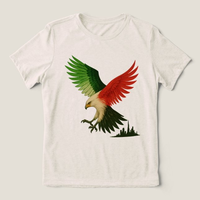 Flügel der Dünen Tri-Blend Shirt (Design Vorderseite)