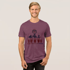Flügel der Erinnerung bordeauxrot Tri-Blend Shirt