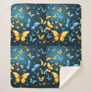 Flügel der Freude: Blaue und gelbe Schmetterlinge, Sherpadecke