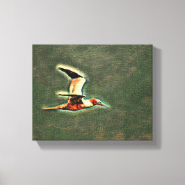 "Flügel der Harmonie: Vögel im offenen Himmel" Leinwanddruck