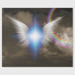 Flügel der weißen Engel Geschenkpapier