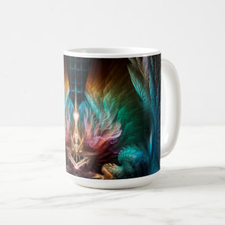 Flügel des Abstrakten Fraktals Artillian Art Kaffeetasse