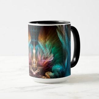 Flügel des Abstrakten Fraktals Artillian Art Tasse