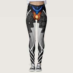 Flügel des Blitzlichtes Deko Mech Flare AOP Leggin Leggings
