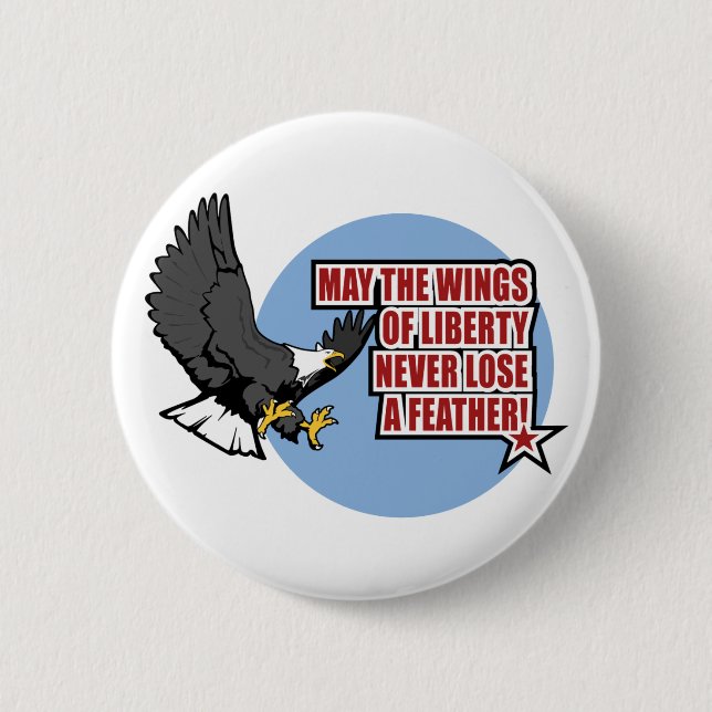 Flügel des Freiheitsknopfes Button (Vorderseite)