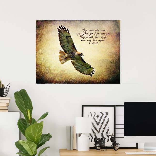 Flügel eines Adlers Poster (Heimbüro)