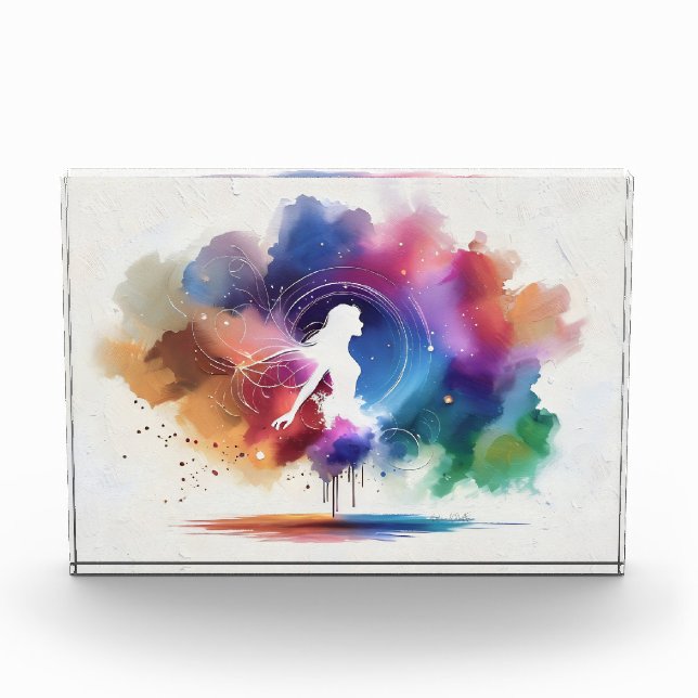 Flügel eines Regenbogens-Souls Fotoblock (Vorderseite)