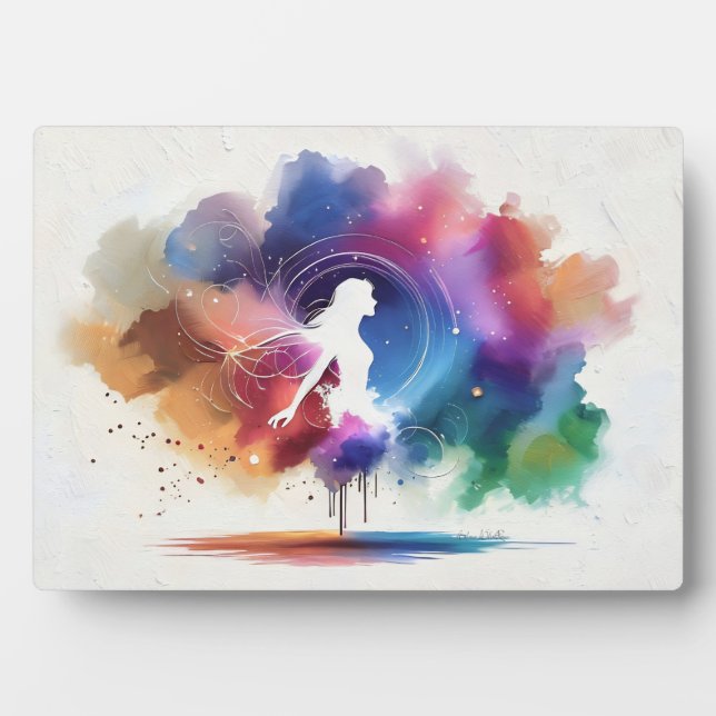Flügel eines Regenbogens-Souls Fotoplatte (Vorderseite)