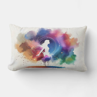 Flügel eines Regenbogens-Souls Lendenkissen