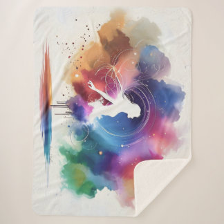 Flügel eines Regenbogens-Souls Sherpadecke