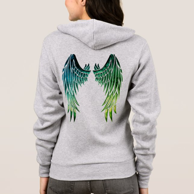 Flügel Hoodie (Rückseite)