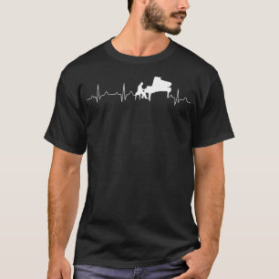 Flügel Pianist Herzschlag Klavier Musiker Liebe T-Shirt