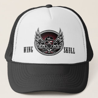 FLÜGEL-SCHÄDEL breit Truckerkappe