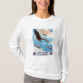 Flügel über Amerika -- Fliegerkorps T-Shirt