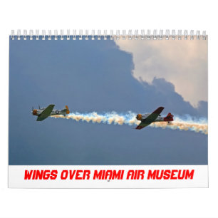 Flügel über Miami-Luft-Museums-Kalender Kalender