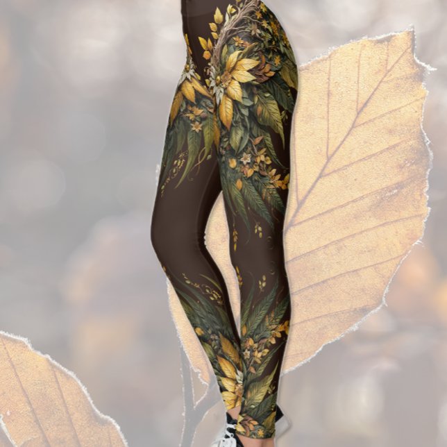 Flügel und Sonnenblumen Leggings (Von Creator hochgeladen)