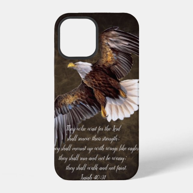 Flügel wie Adler iPhone Hülle (Rückseite)