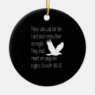 Flügel wie Adler - Isaiah 4031 T Shirt.pn Keramik Ornament