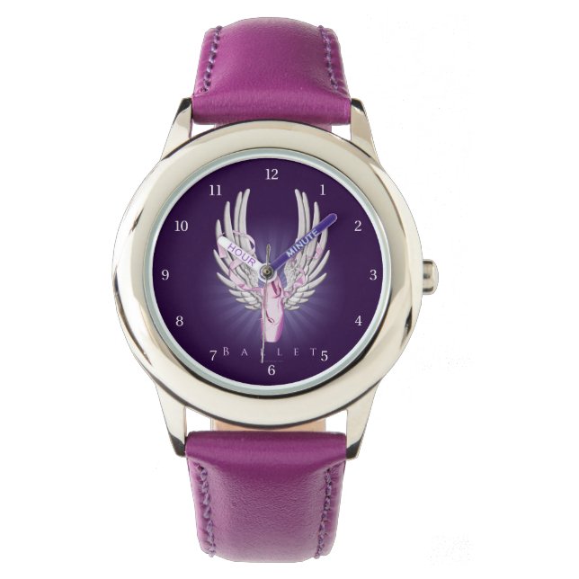 Flügelballett (Tanz) Armbanduhr (Vorderseite)