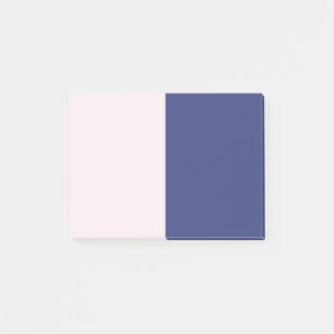 Flügelblaue und rosa vertikale Farbblöcke Post-it Klebezettel