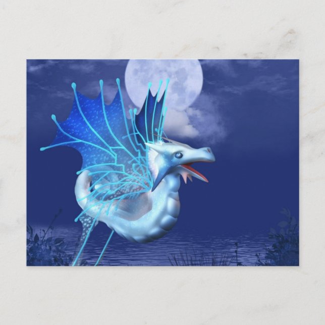 Flügeldrache Postkarte (Vorderseite)
