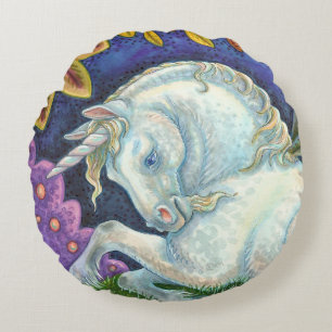 Flügeldrachen Fantasy RUNDE PILLOW Rundes Kissen