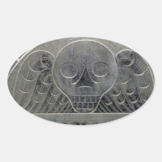 Flügeldrachenkleber Ovaler Aufkleber