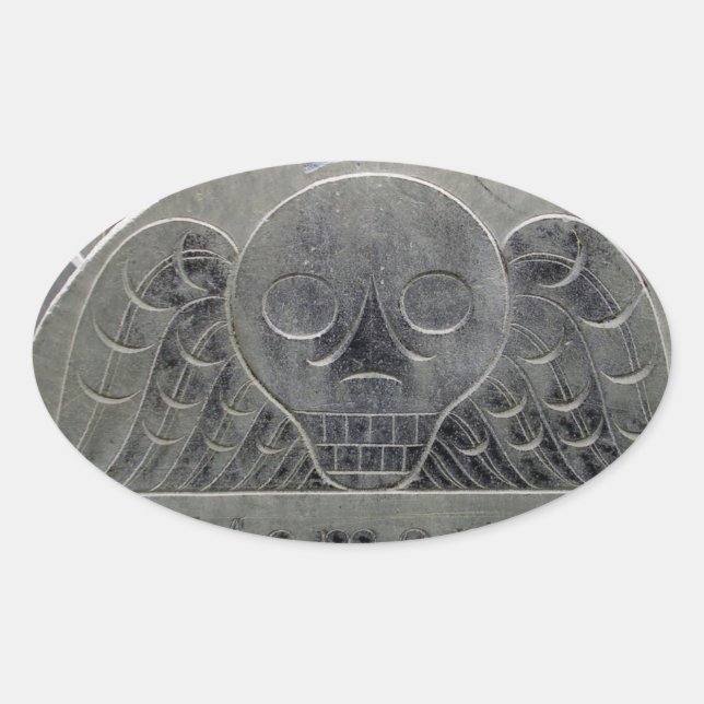 Flügeldrachenkleber Ovaler Aufkleber (Vorderseite)