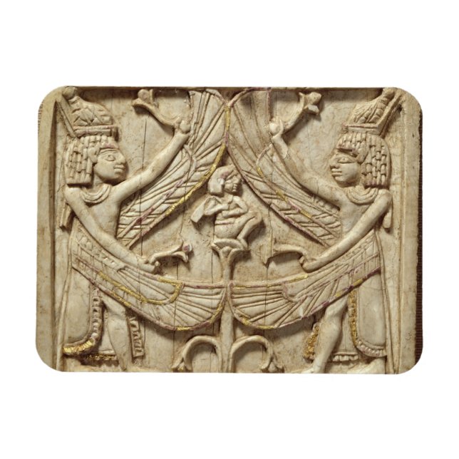 Flügelgenii, Assyrianische Periode, c.750 v. Chr.  Magnet (Horizontal)